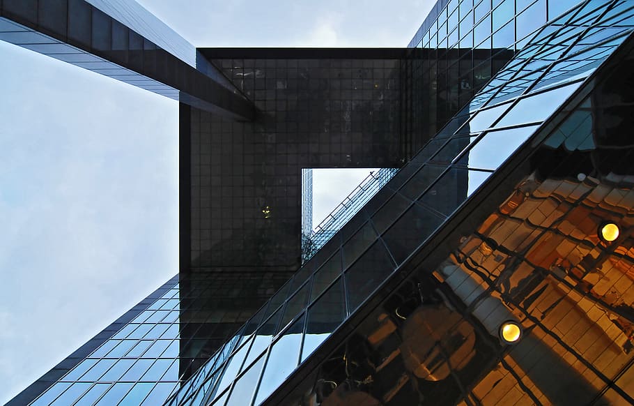 building, glass, windows, reflection, office, london, architecture HD wallpaper