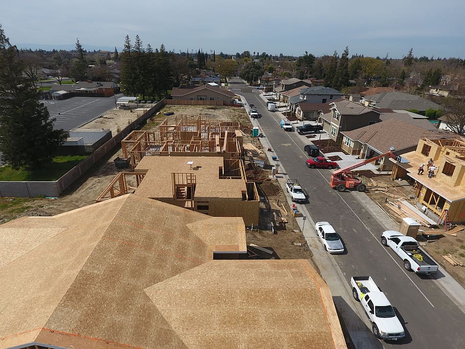 united states, modesto, building exterior, architecture, transportation HD wallpaper