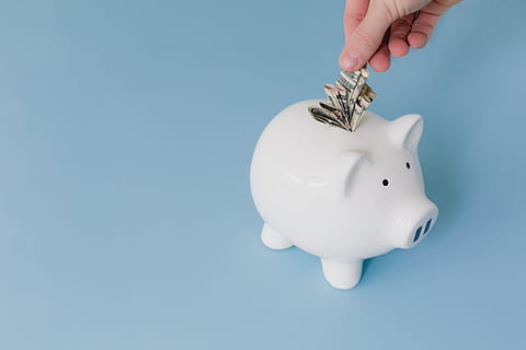 HD wallpaper: Piggy Bank Photo, Money, Cash, investment, savings, finance,  blue background | Wallpaper Flare