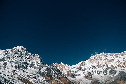 icy mountain scenery, nature, outdoors, mountain range, peak HD wallpaper