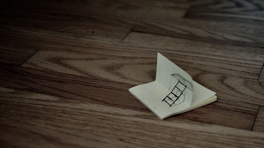 illusion, ladder, anamorphic, wood - material, indoors, table HD wallpaper