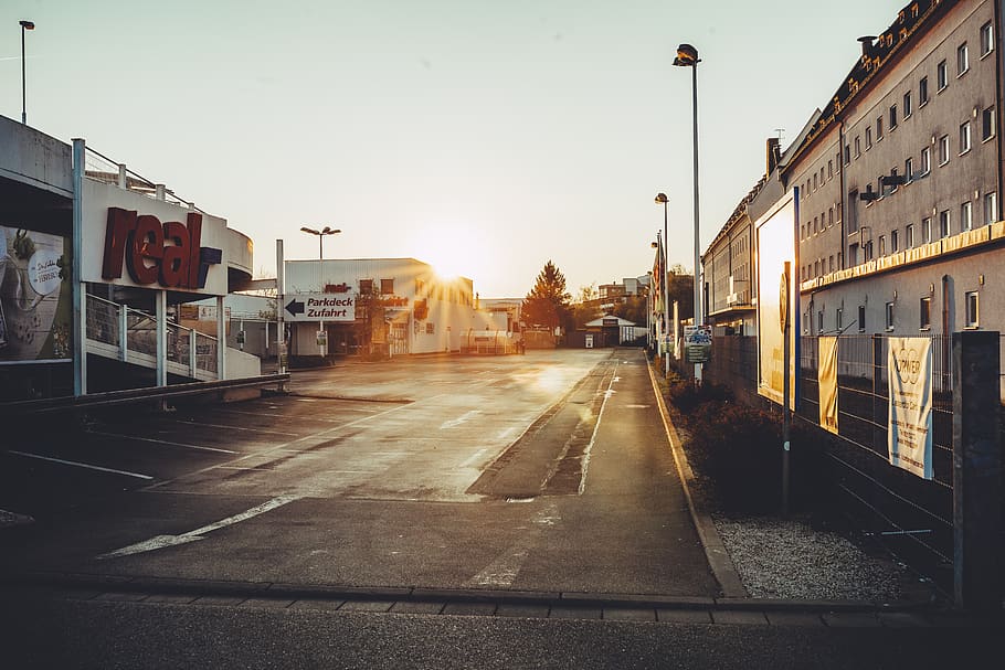 sun, lensflare, evening, sundwon, urban, exploration, germany HD wallpaper
