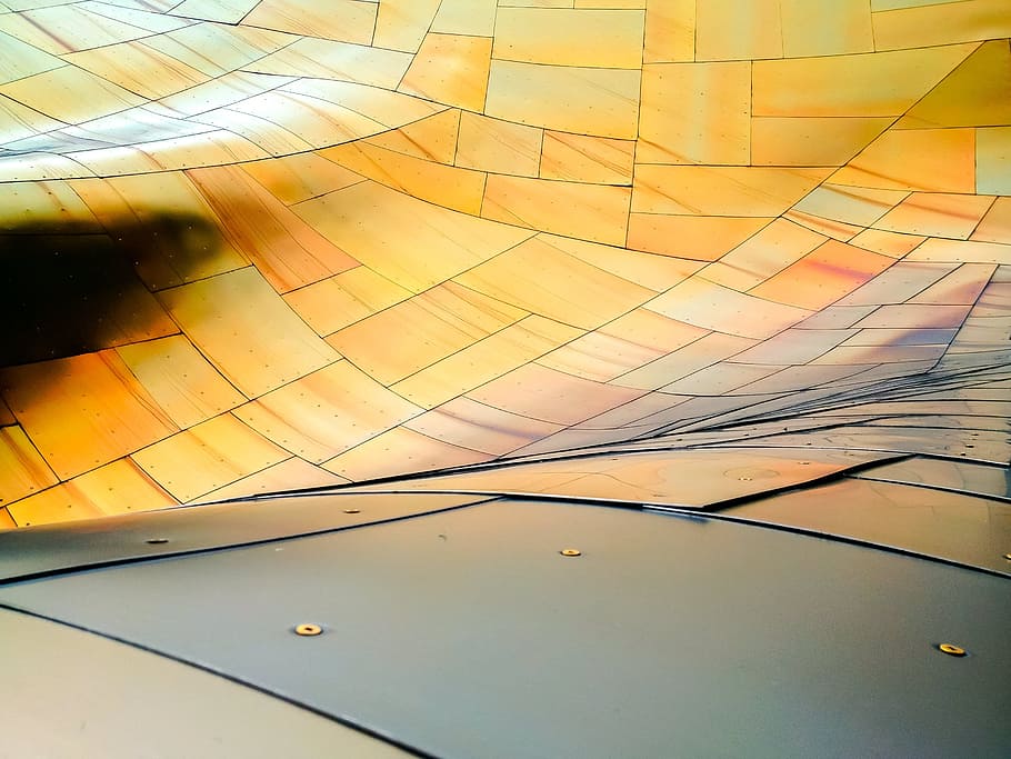 Unique Metal Panel Structure Photo, Architecture, City, Textures HD wallpaper
