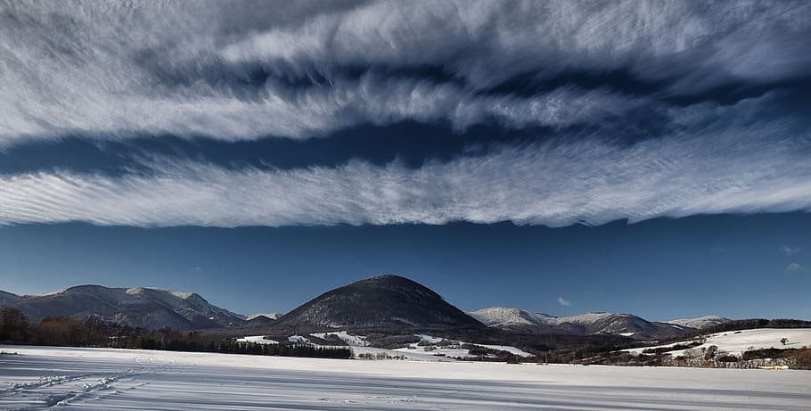 mountain, forest, snow, winter, slovakia, trees, cloud - sky HD wallpaper