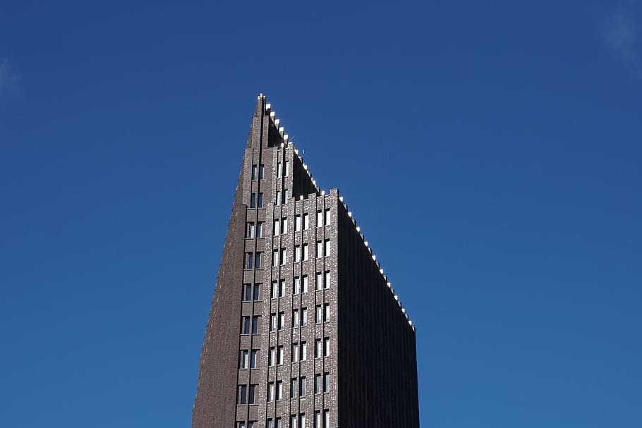 high rise building during daytime, office building, city, town HD wallpaper