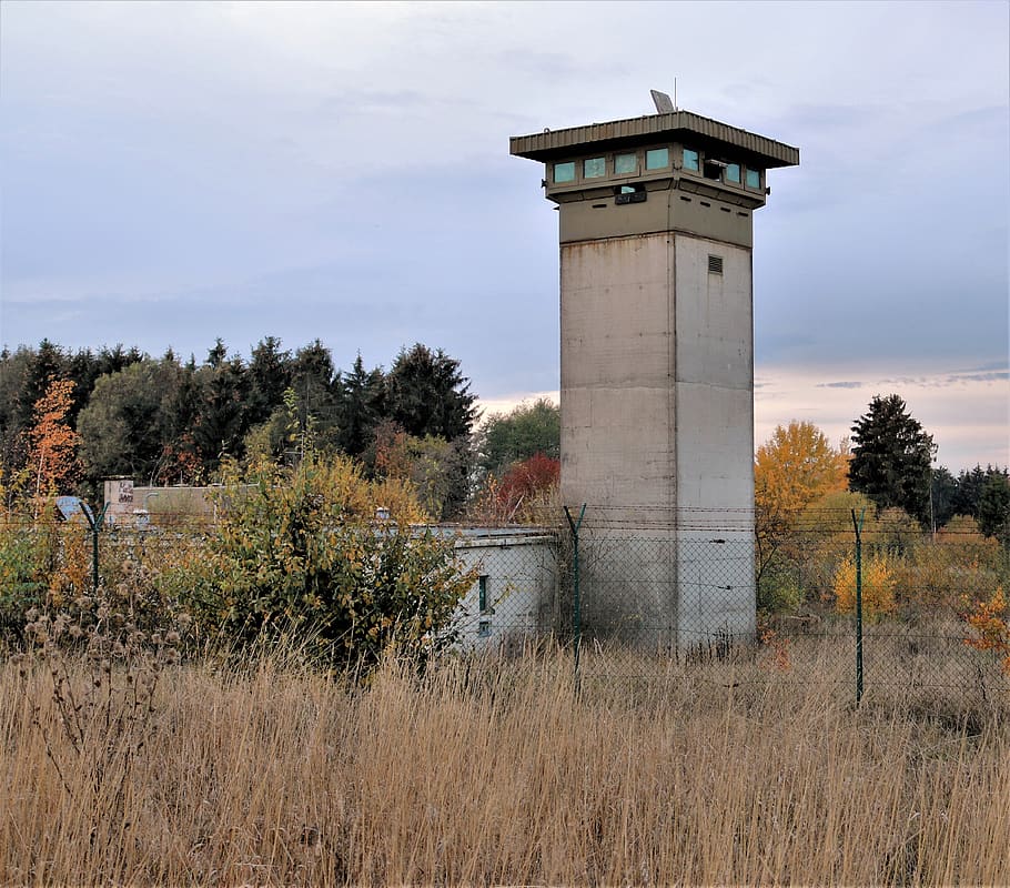 watchtower of the nike position, window, luke, building, broken, HD wallpaper