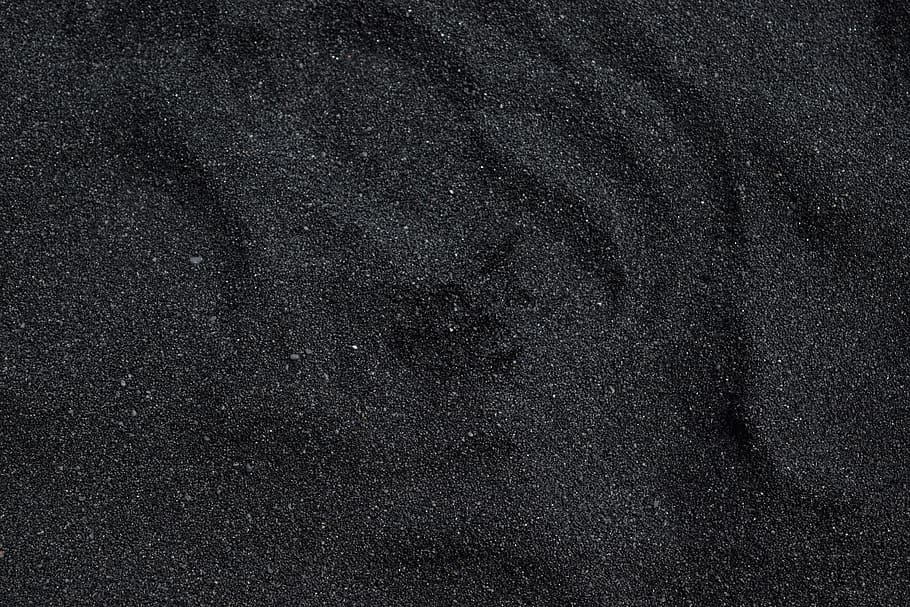Black Textile, background, colors, dark, sand, surface, space HD wallpaper