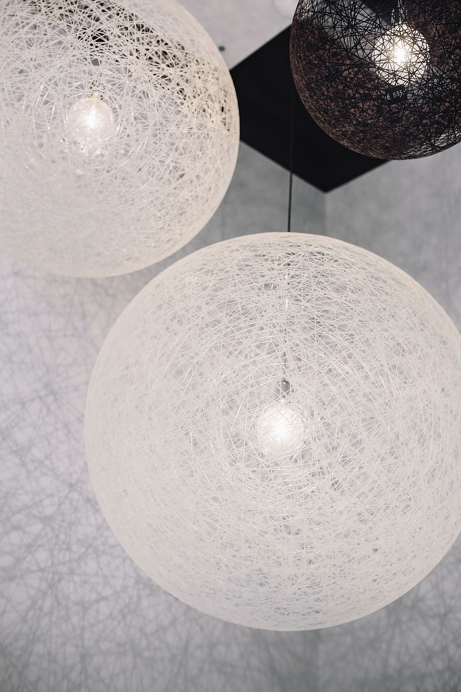 Details of designer lamps, light, sphere, lighting equipment HD wallpaper