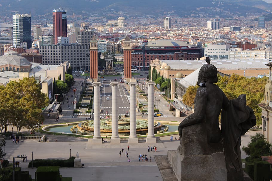 spain, barcelona, architecture, building exterior, built structure HD wallpaper