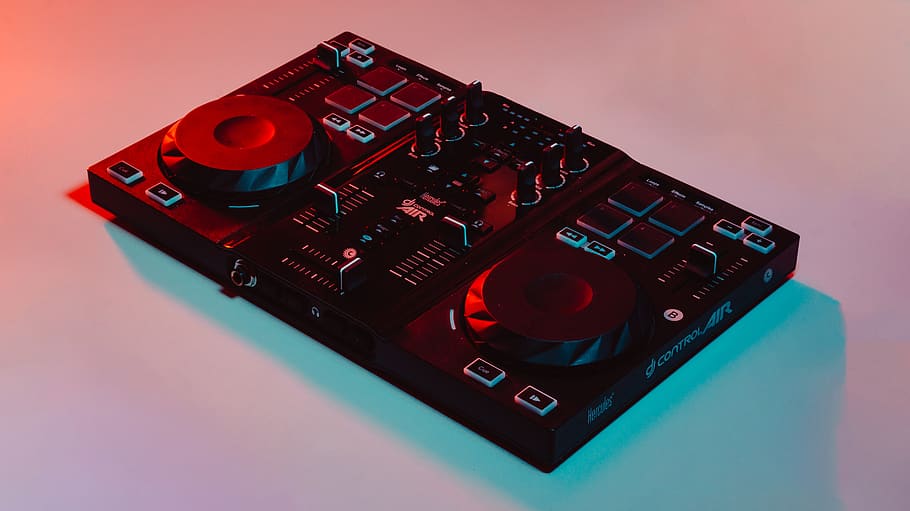 black audio mixer, studio shot, technology, indoors, arts culture and entertainment HD wallpaper
