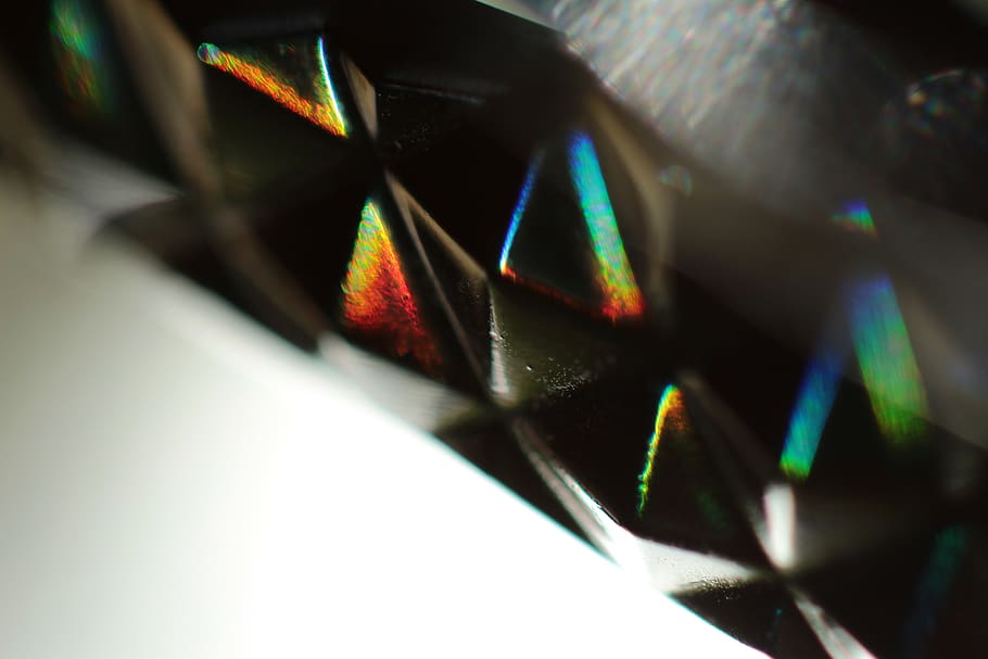 close up, detail, macrophoto, rainbow, cubism, abstraction, HD wallpaper