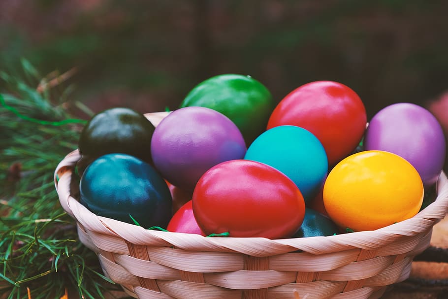 easter, egg, easter eggs, colorful, colored, spring, eat, food HD wallpaper