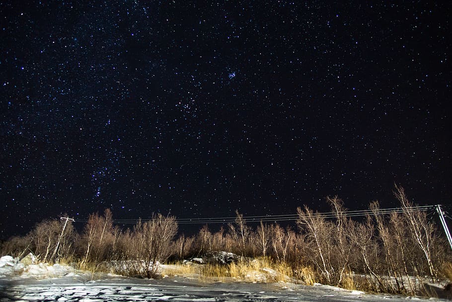 skibotn, sky, night sky, stars, norway, northern norway, astro, HD wallpaper