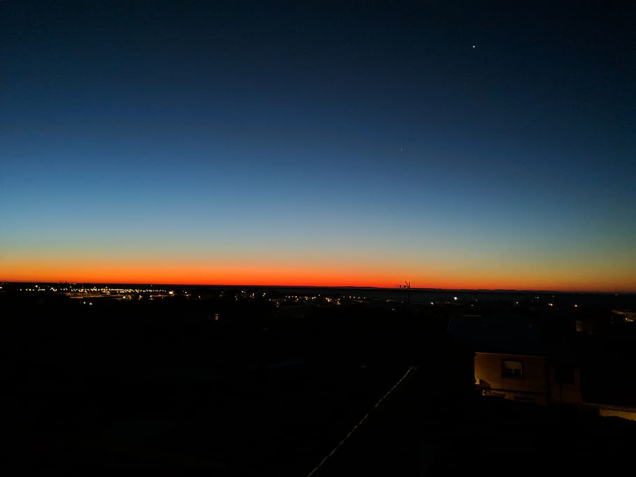 Sunrise, sky, city, architecture, cityscape, building exterior HD wallpaper