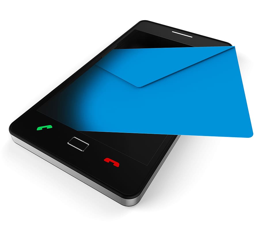 Phone Email Indicating World Wide Web And Send Message, chat, HD wallpaper