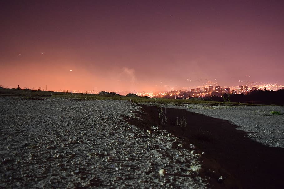 guatemala, night city, extreme photo, sky, environment, landscape, HD wallpaper