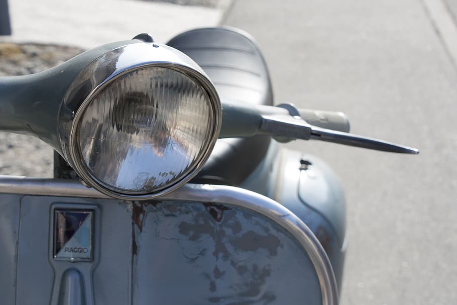 Online crop | HD wallpaper: vintage, vespa, motor scooter, retro, italy