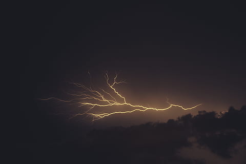 time-lapse photography of thunder, lightning, strike, electric HD wallpaper