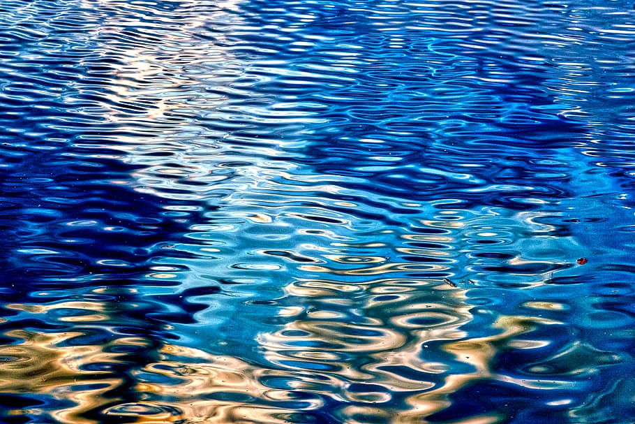 austria, water, blue, full frame, rippled, swimming pool, backgrounds HD wallpaper