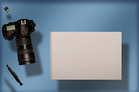 digital camera, notebook, memory card, sd card, photographic equipment HD wallpaper