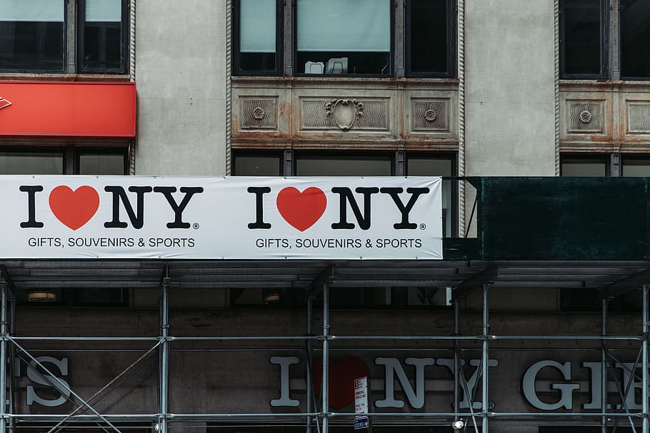 Hd Wallpaper I Love Ny Signages During Daytime Home Decor Text