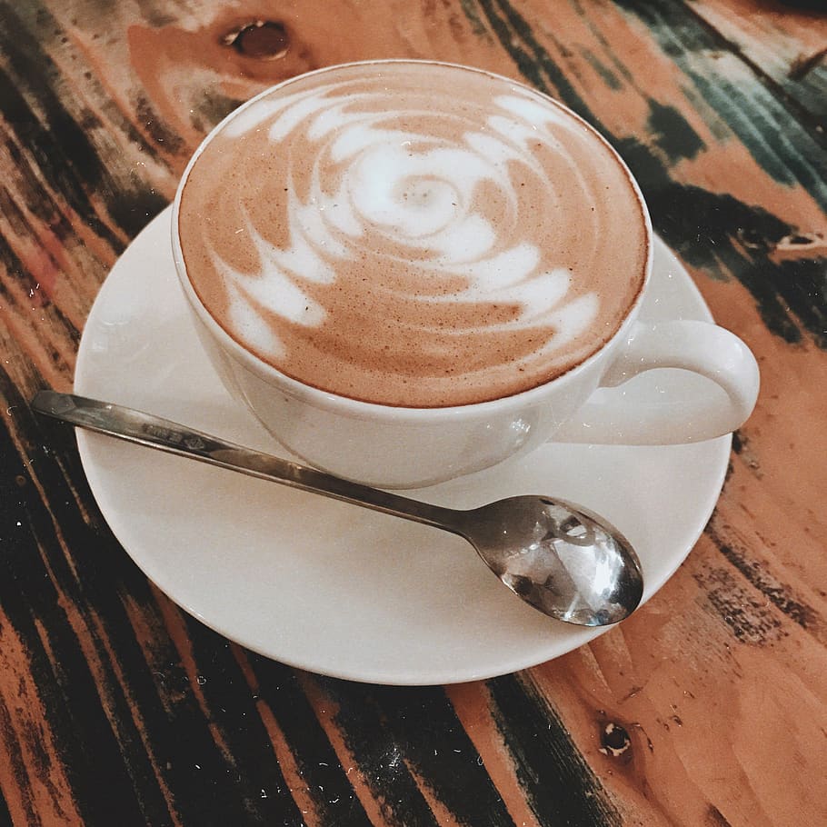 Coffee In A Cup, beverage, caffeine, cappuccino, cup of coffee HD wallpaper