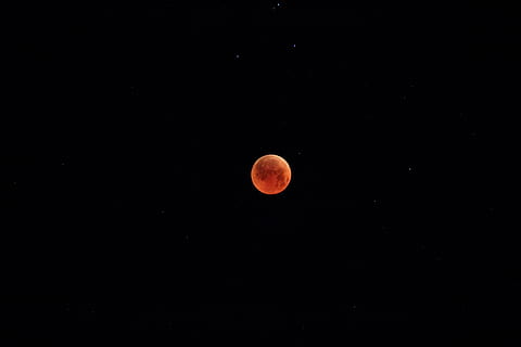 HD wallpaper: blood moon during nighttime, sky, cloud, lunar ...