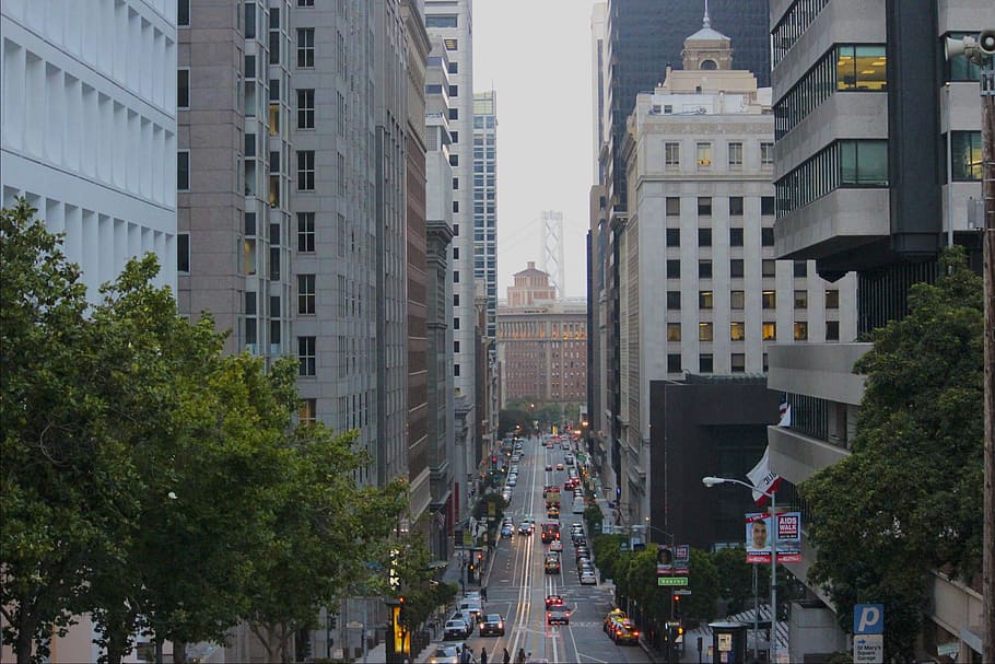 san francisco, united states, evening, cars, downtown, norcal, HD wallpaper