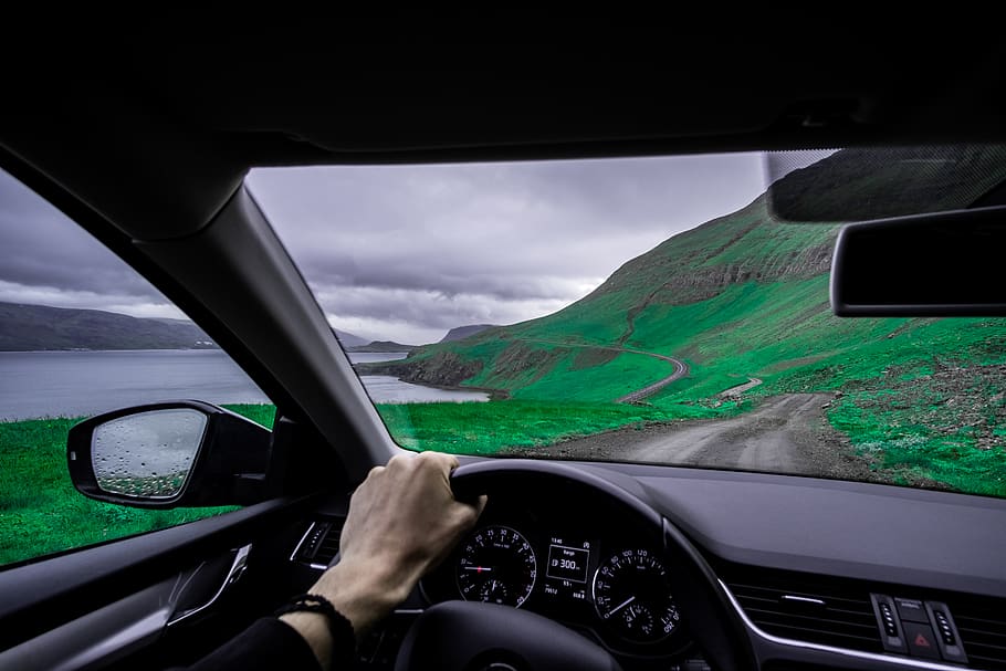 black steering wheel, transportation, mode of transportation HD wallpaper