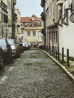 path, walkway, pavement, sidewalk, vehicle, automobile, transportation HD wallpaper