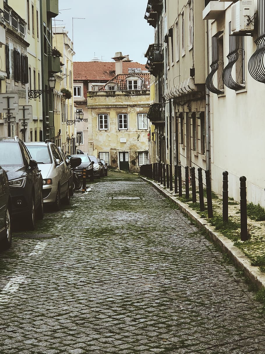 path, walkway, pavement, sidewalk, vehicle, automobile, transportation HD wallpaper