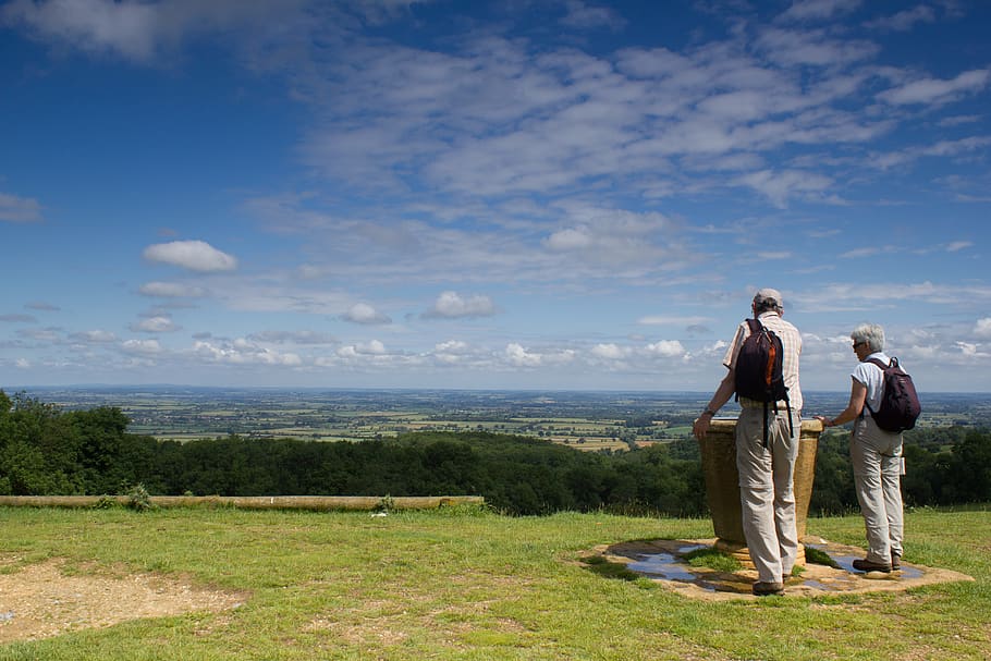 united kingdom, weston subedge, dover's hill, uk, walkers, outdoors, HD wallpaper