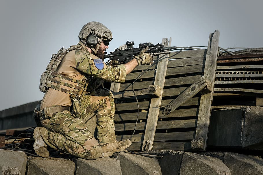mission, force, weapon, gun, american, war, warrior, soldier HD wallpaper