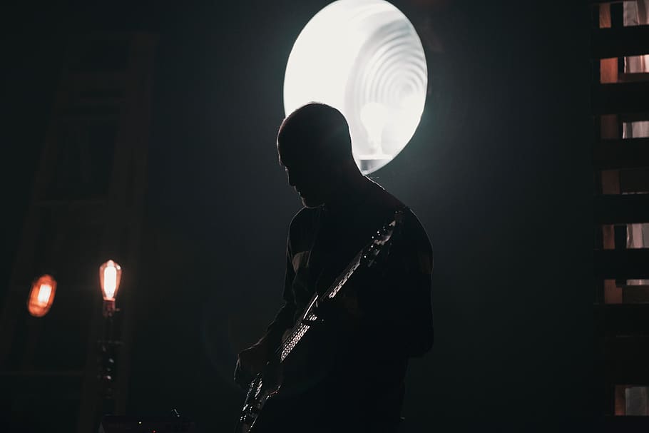 people, man, band, concert, performance, music, sound, guitar HD wallpaper