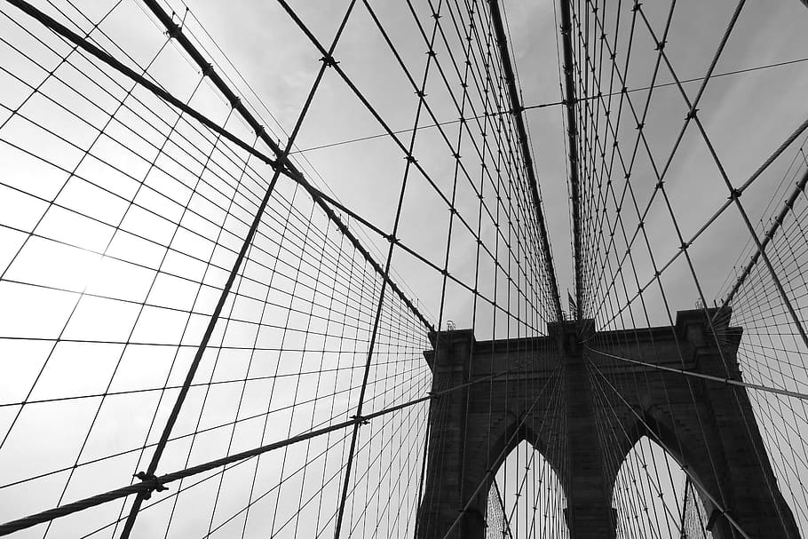 Brooklyn, bridge, city, construction, architecture, engineering HD wallpaper