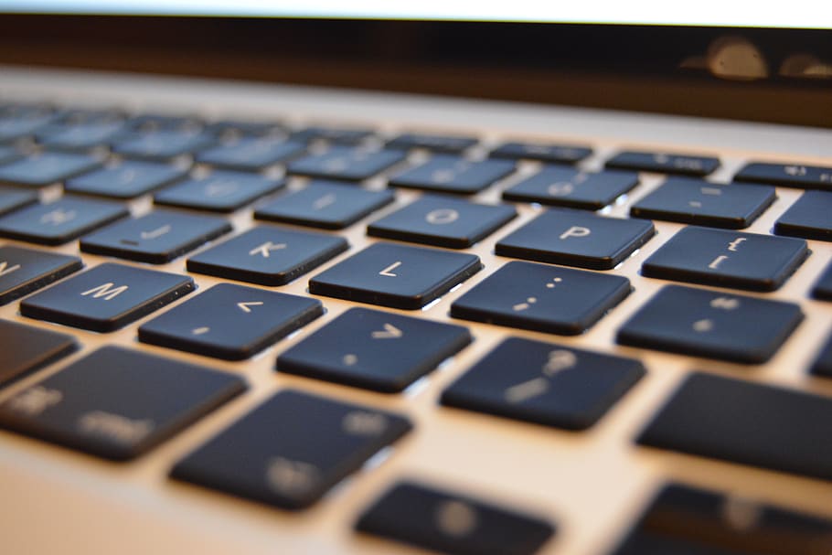 macbook, keyboard, keys, apple, computer, technology, computer equipment HD wallpaper