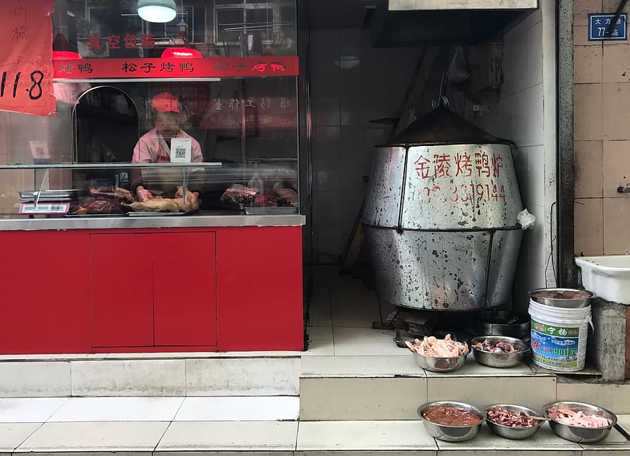 china, nanjing shi, gulou qu, gizzards, liver, roast, oven, HD wallpaper