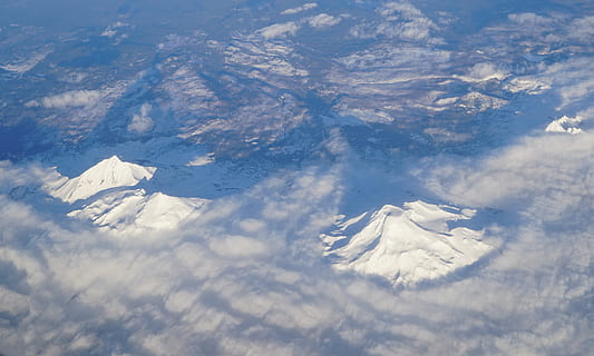mountain, snow, landscape, winter, white, cloud, united states HD wallpaper