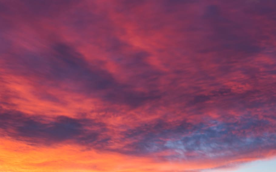 sky, clouds, sunset, red sky, orange sky, cloud - sky, dramatic sky HD wallpaper