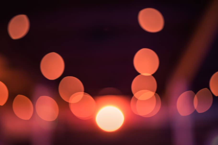 View of Bokeh Photography, bit, blur, design, glisten, illuminated HD wallpaper