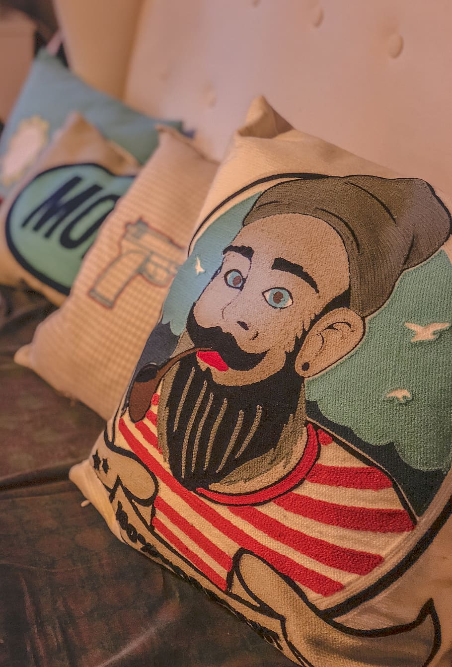 germany, living, interior, design, sailor, cushion, home, living room HD wallpaper