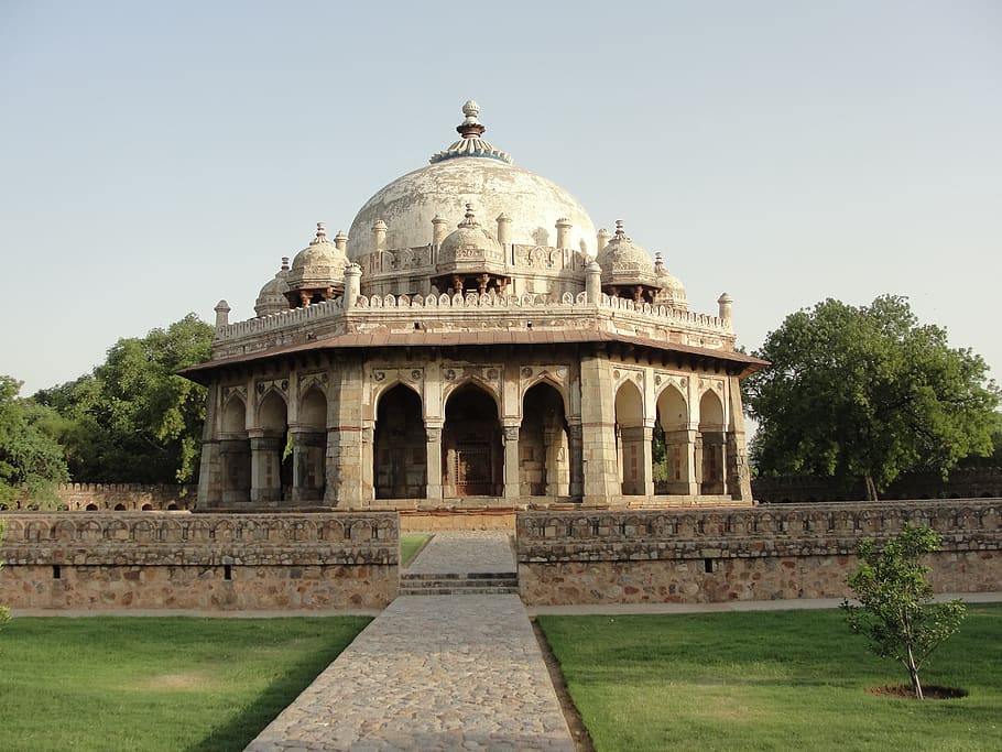 humayun's tomb, delhi, india, structure, architecture, building, HD wallpaper