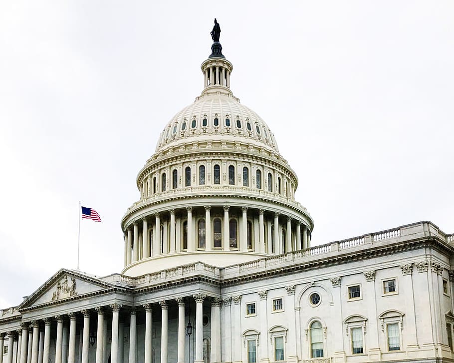 White House, building exterior, built structure, architecture HD wallpaper