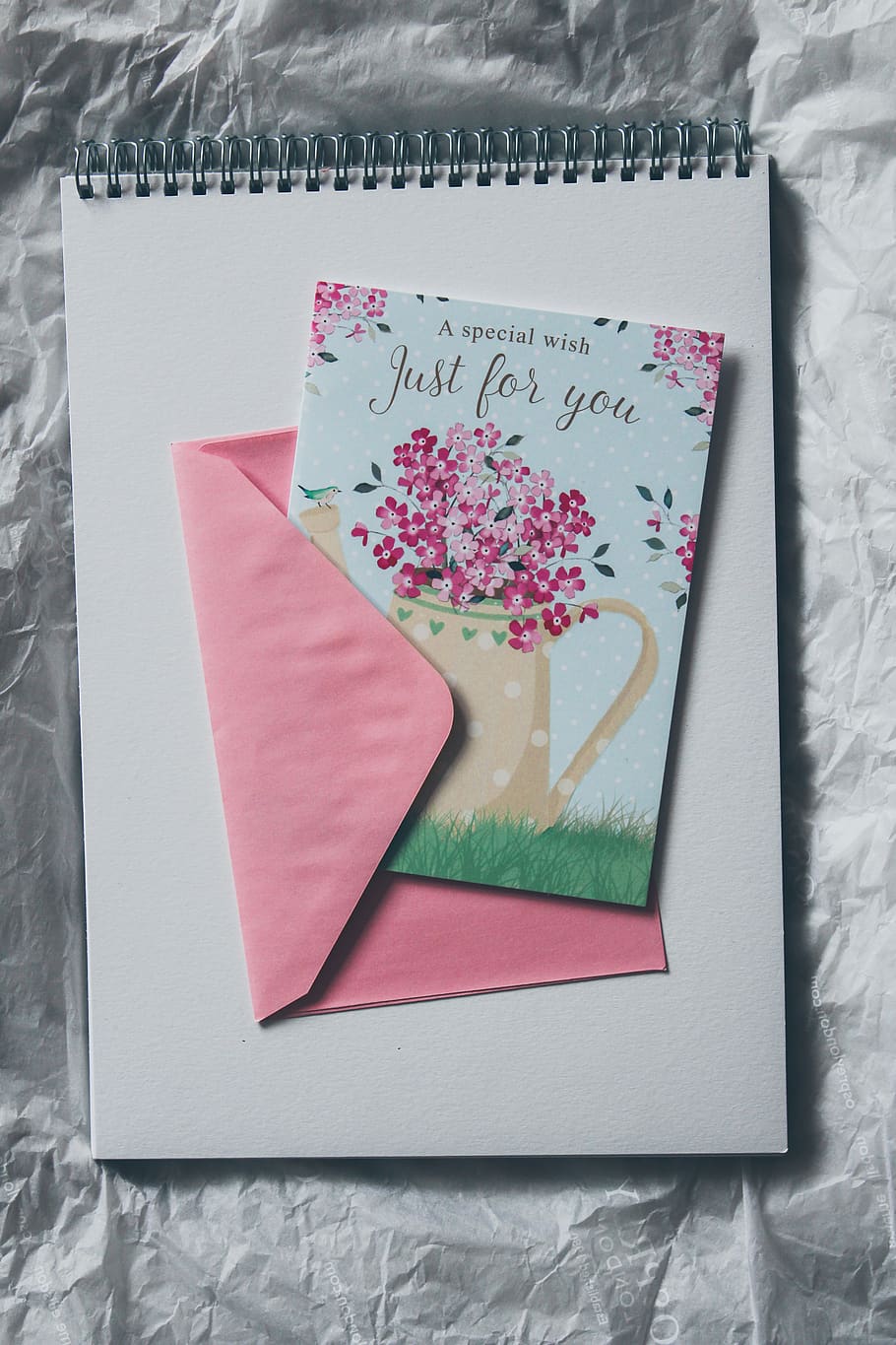 Just for you card, paper, indoors, no people, high angle view HD wallpaper