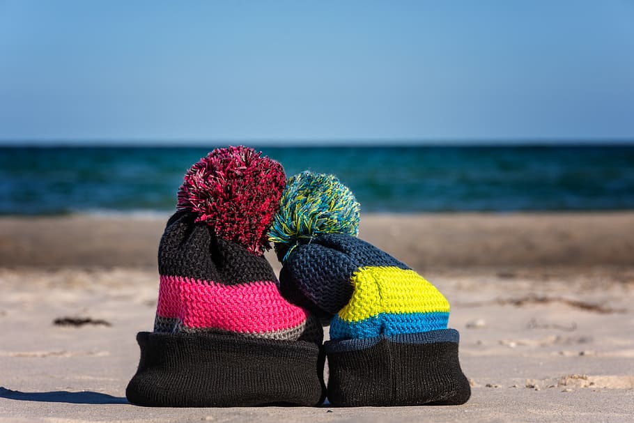 bobble hat, cap, knit beanie cap, wool, funny, knitted, warm HD wallpaper