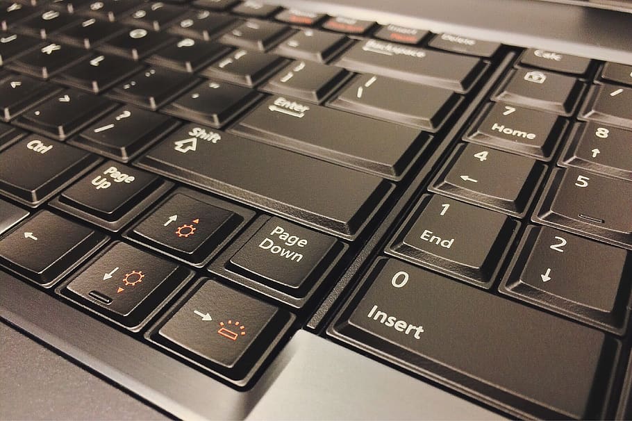 Full Frame Shot of Computer Keyboard, access, blur, close-up HD wallpaper