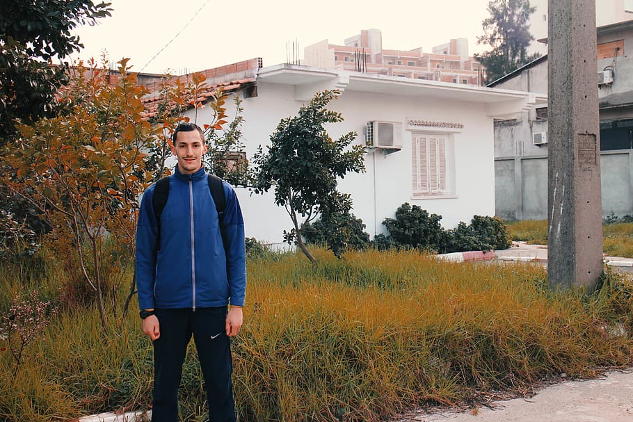 algeria, real people, one person, architecture, plant, building exterior HD wallpaper
