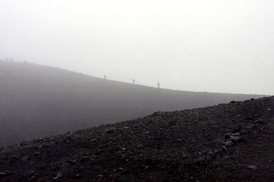 iceland, fog, nature, sky, environment, tranquility, tranquil scene HD wallpaper