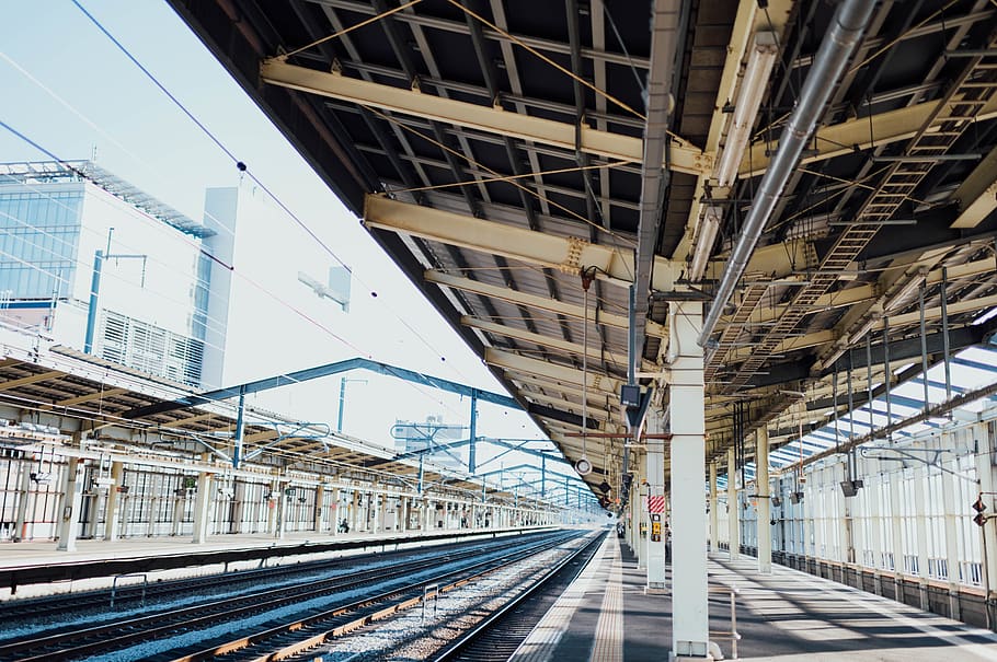 subway during daytime, terminal, transportation, train, vehicle HD wallpaper