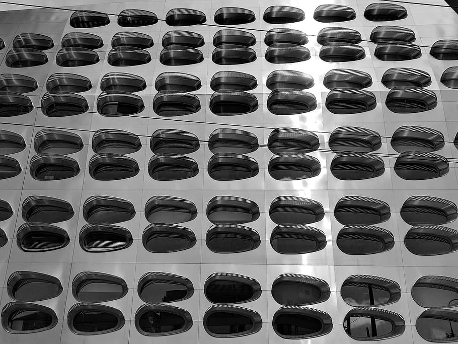 windows, lash, architecture, ellipse, steel, facade, front HD wallpaper